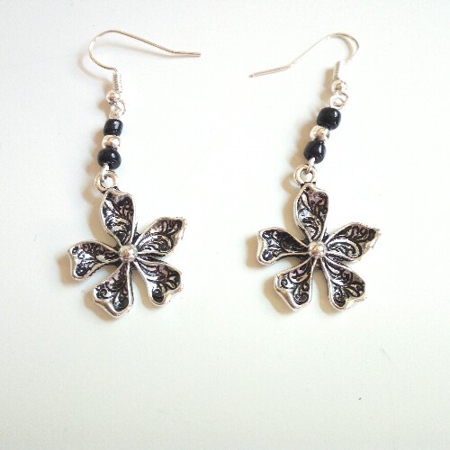 Orecchini Silver Flower