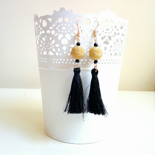 Ultima moda 2017: Orecchini Nappa e oro