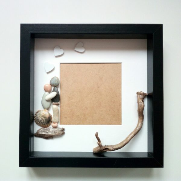 Cornice porta fotografia Three hearts